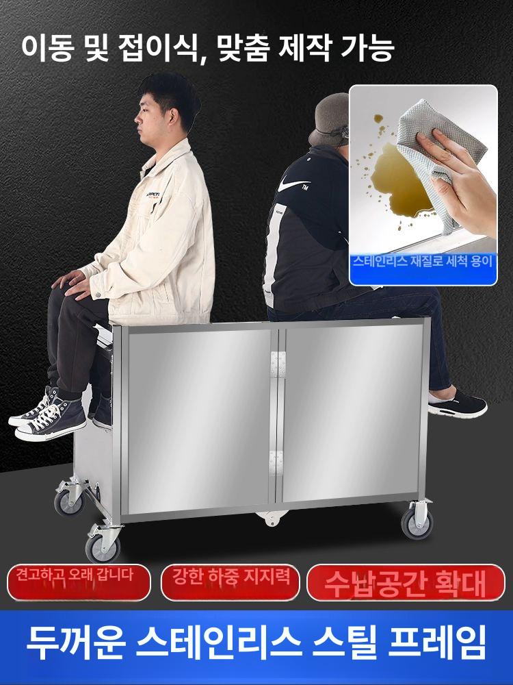 붕어빵 매대 가판대 리어카 부스 수레 접이식 마차 전강 플래그십 1.2m 패키지 1 - 상세 이미지 4