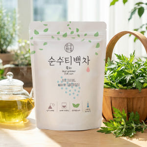 순수한집 국산 쑥차 티백 50개입 맛있게 먹은 솔직 후기 - 상품 이미지 2