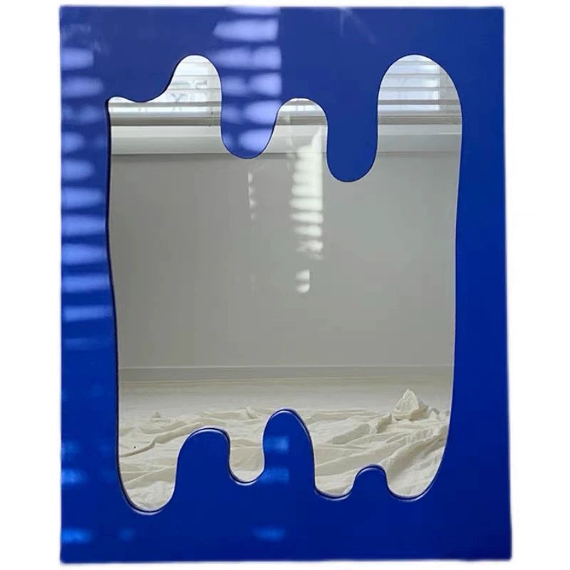 물결 전신거울 웨이브 Wave 파도 Mirror 블루 스몰 블루 68 x 4x84cm 기타 아니요 - 상세 이미지 5