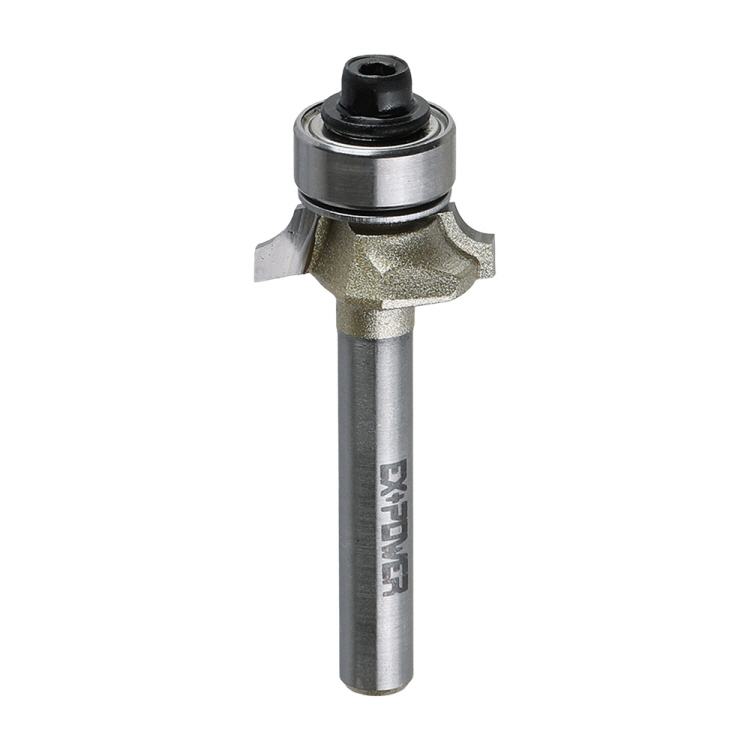 이엑스파워 트리머 목공 비트 둥근 면 샹크 6mm - 상품 이미지