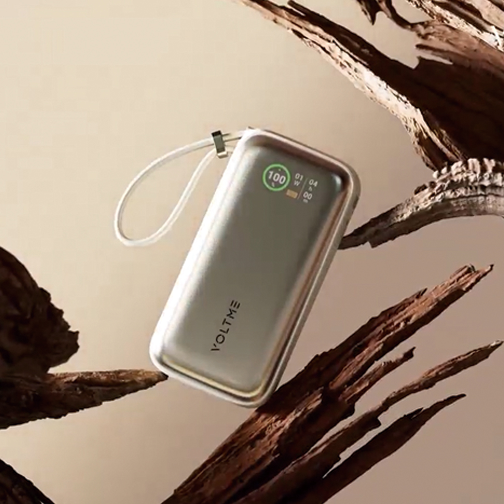 볼트미 하이퍼코어Z 보조배터리 PD PPS 35W CCC 3C 인증 인쇄 10000mAh, 샴페인 - 상세 이미지 4