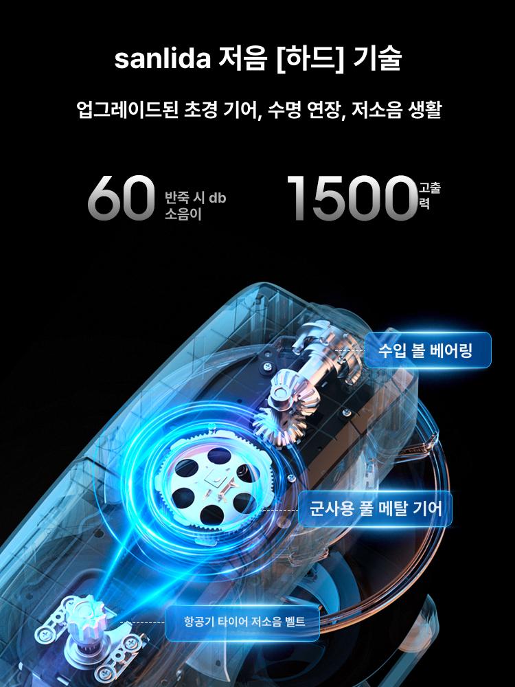 다용도 만두 베이킹 믹서 밀가루 혼합기 기능 스탠드 6.2L 반죽 누름 면 - 상세 이미지 4