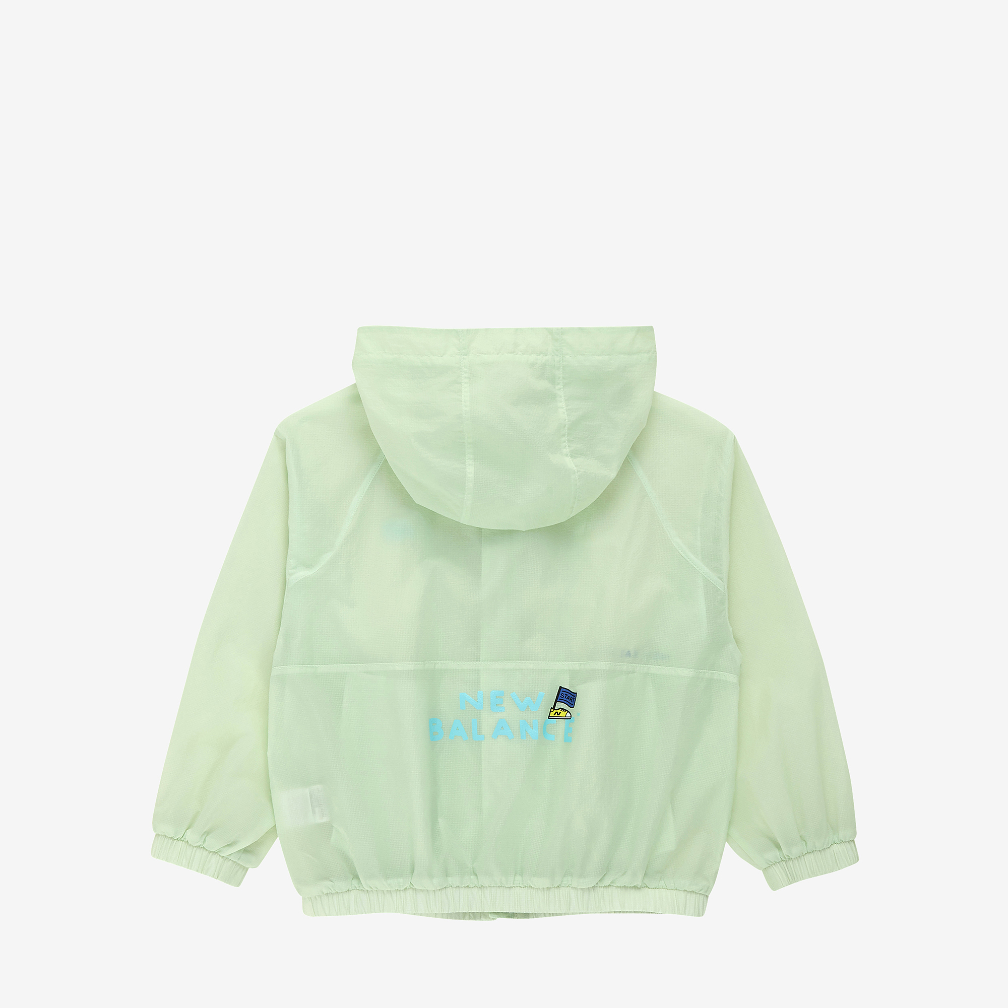 뉴발란스키즈 Run Festival_에센셜 홑겹 바람막이 키즈 점퍼 NK9AG2501UAH 이미지 6