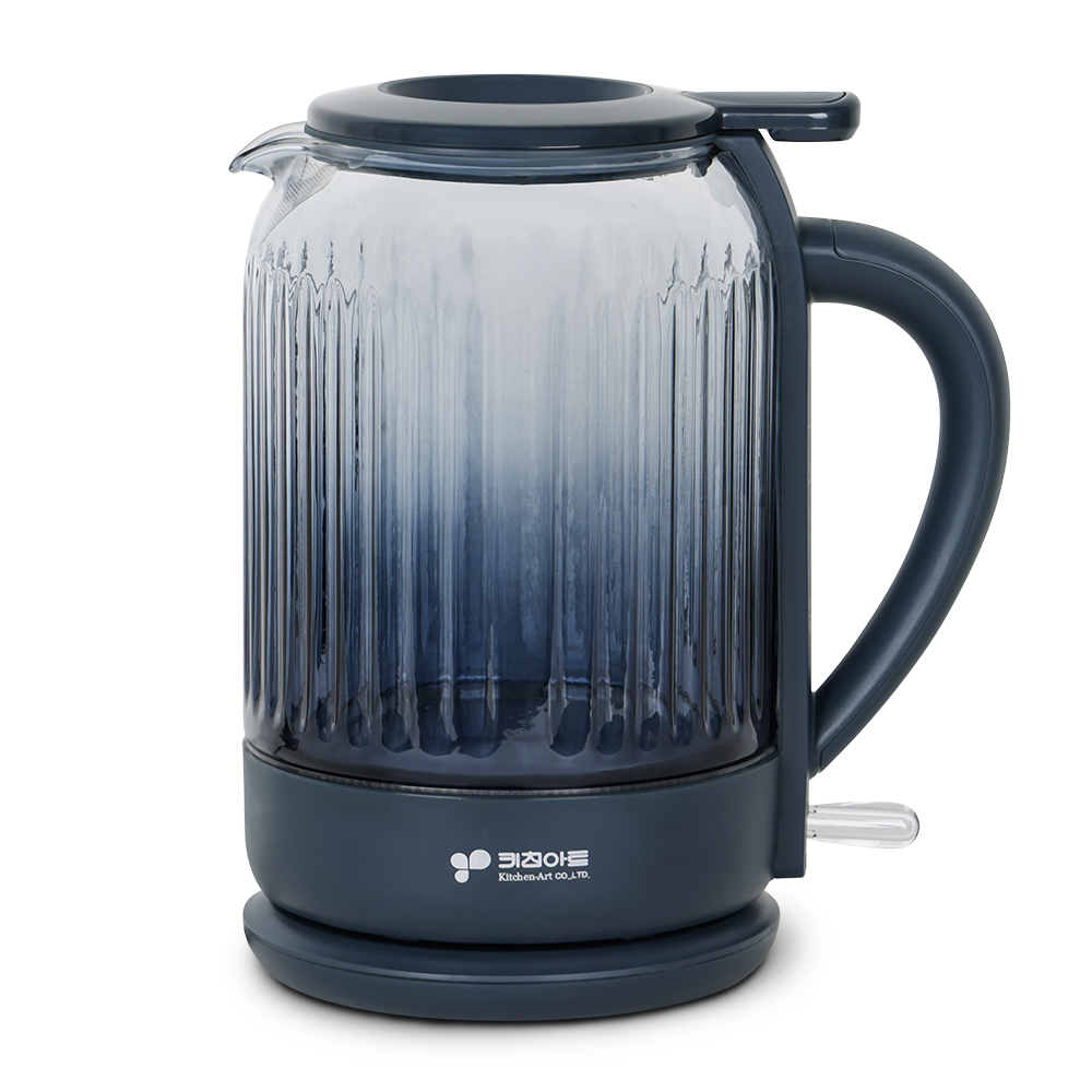 키친아트 유리 전기포트 무선 티포트 커피 글라스 전기주전자