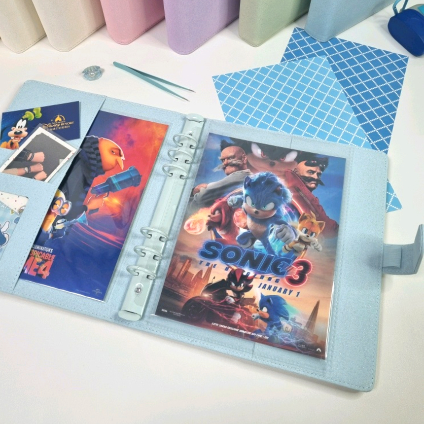 다니샵 마카롱 아트카드 바인더 포카 엽서 앨범 티켓북 오티북 A5 6공 프박 보관 제품 이미지