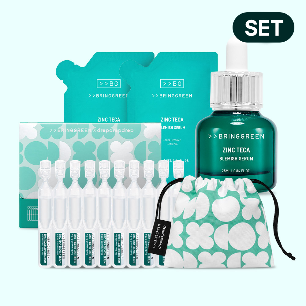 [SET] 브링그린 징크테카 세럼 25mlX3개+1.5mlX10개 (증정: 미니 파우치) 제품 이미지