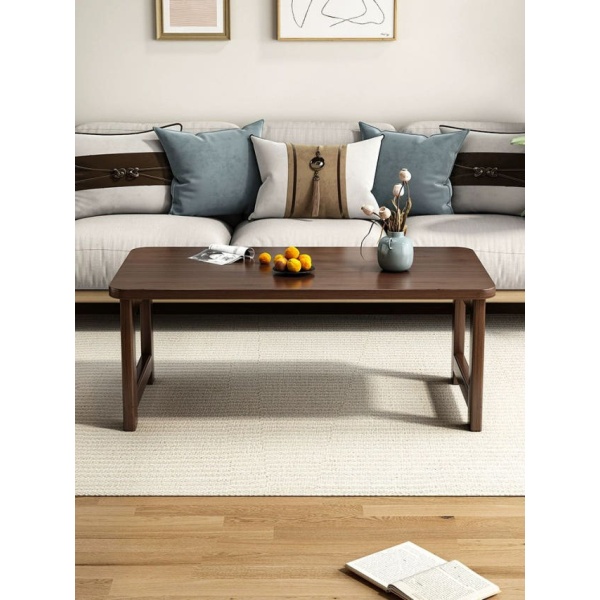 모던 세라믹 블랙월넛 타원형 소파테이블 좌식식탁 접이식 70 x 40x40 블랙월넛 70 x 40x40 - 상세 이미지 3