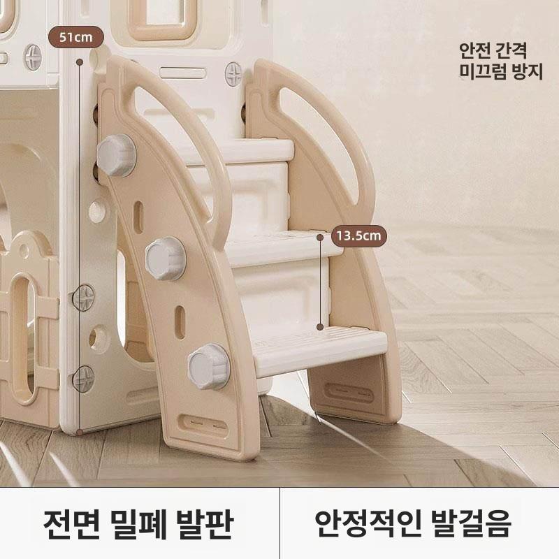 가정용 정글짐 키즈 놀이방 실내 놀이터 미끄럼틀 그네 세트 - 상세 이미지 5