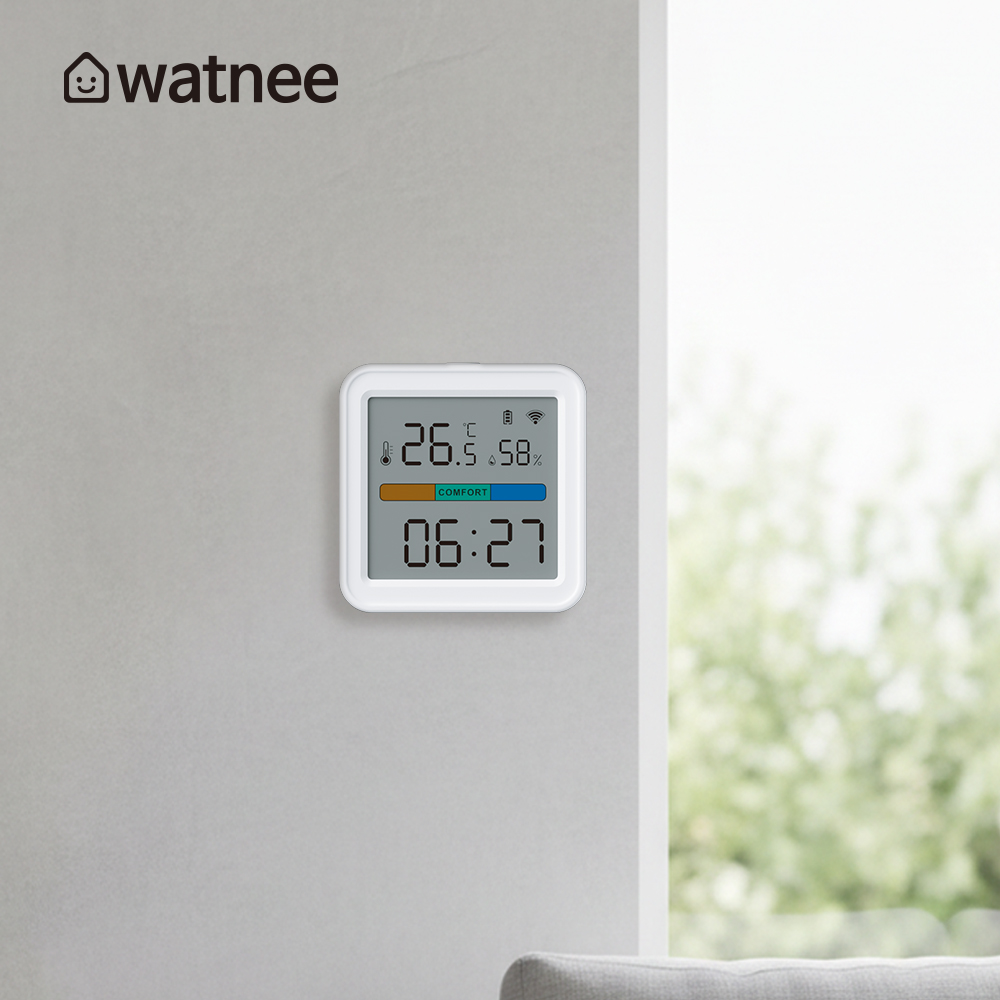 watnee 스마트 온습도계 신생아 아기 디지털 온도계 습도계 센서 IoT 와이파이 이미지 6
