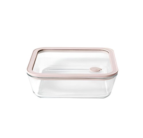 레벤쿠첸 브리드 내열유리 정사각 밀폐용기 610ml 냉동밥 뚜껑 전자레인지 이유식보관용 - 상품 이미지