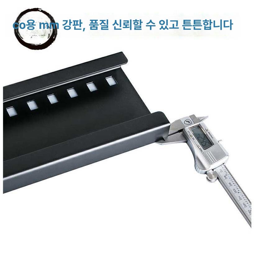 컴퓨터 벽걸이 브래킷 브라켓 이동형 본체 받침 수납형 블랙 - 상세 이미지 3