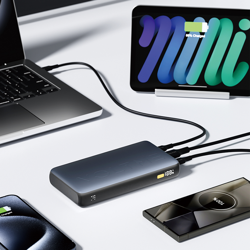볼트미 하이퍼코어 대용량 보조배터리 PD3.1 PPS 205W 25000mAh C1 140W 출력 CCC 3C 인증 Wh 인쇄 기내반입 HP25P - 상세 이미지 2