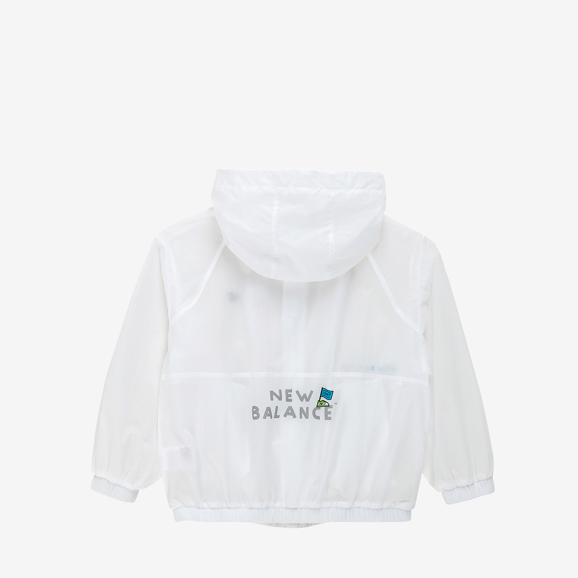 뉴발란스키즈 Run Festival_에센셜 홑겹 바람막이 키즈 점퍼 NK9AG2501U10 이미지 6