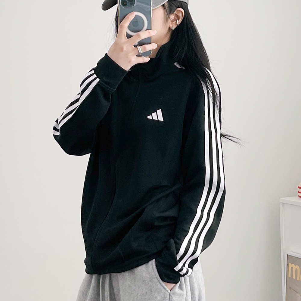 아디다스 져지 저지 트랙탑 블랙 화이트 상품 이미지