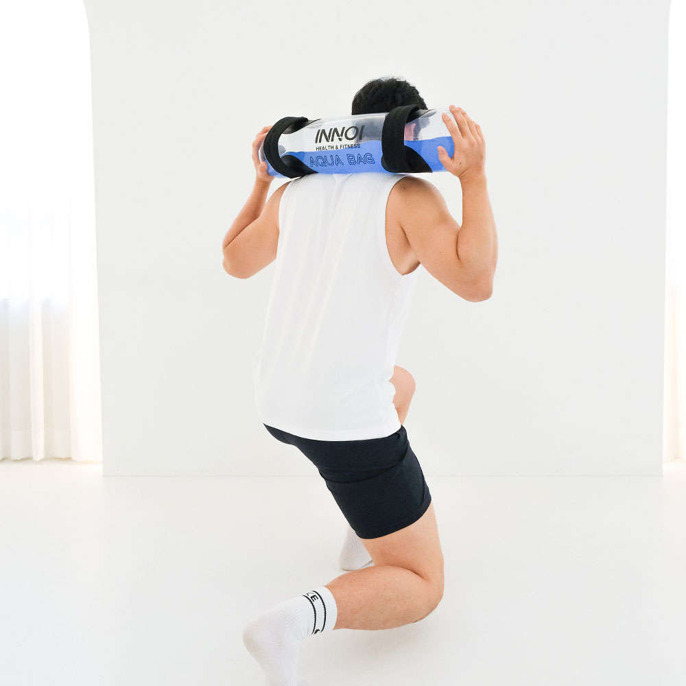 이노이 아쿠아백 워터바벨 아쿠아볼 밸런스 운동 파워 중량 웨이트 홈트레이닝 10kg - 상세 이미지 4