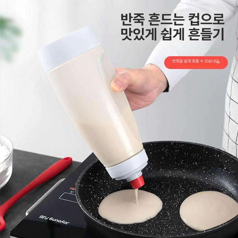 호떡 반죽통 소스통 베이킹 식당 주방 붕어빵 쉐이크 반죽 셰이커 디스펜서 - 상세 이미지 4
