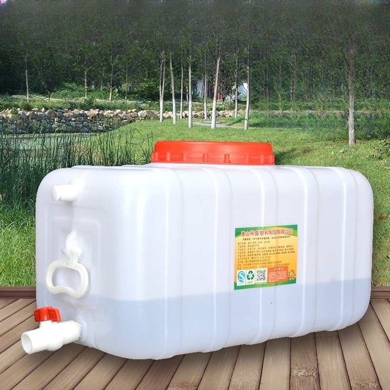 물탱크 농약탱크 농업용물통 1톤 대용량 사각 플라스틱 하얀색 HDPE 튼튼한 야외용 - 상세 이미지 2