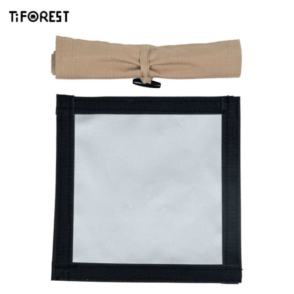 최강 화목난로 홀잭 연통 브라켓 덮개 텐트 커버 10cm 플러그 카키 면직물 천 키트 방수 커버 올리브그린 25 x 35cm - 상세 이미지 5