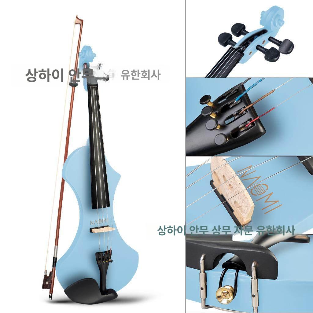 전자바이올린 무소음 사운드 전자음향 사일런트 진파랑 - 상세 이미지 4