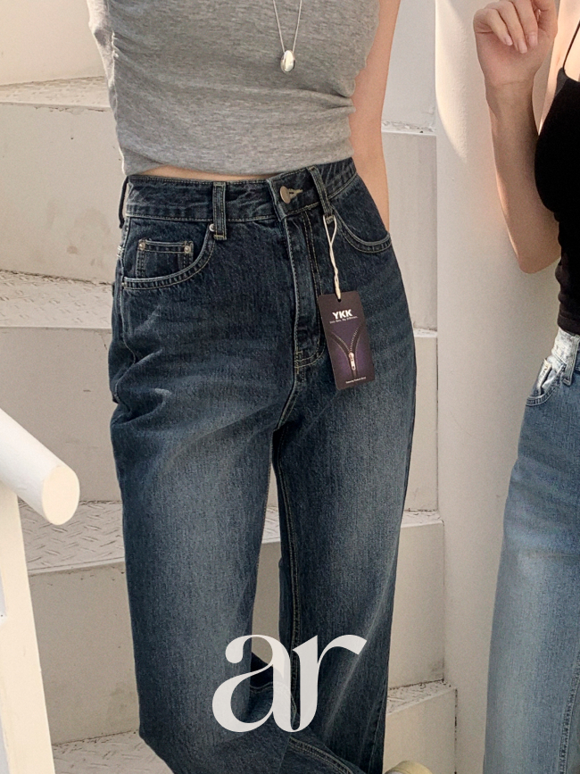 [자체제작] (MADE) Day Jeans No.76 데이진 2기장 난스판 워싱 부츠컷 데님 팬츠 ps5602 이미지 3