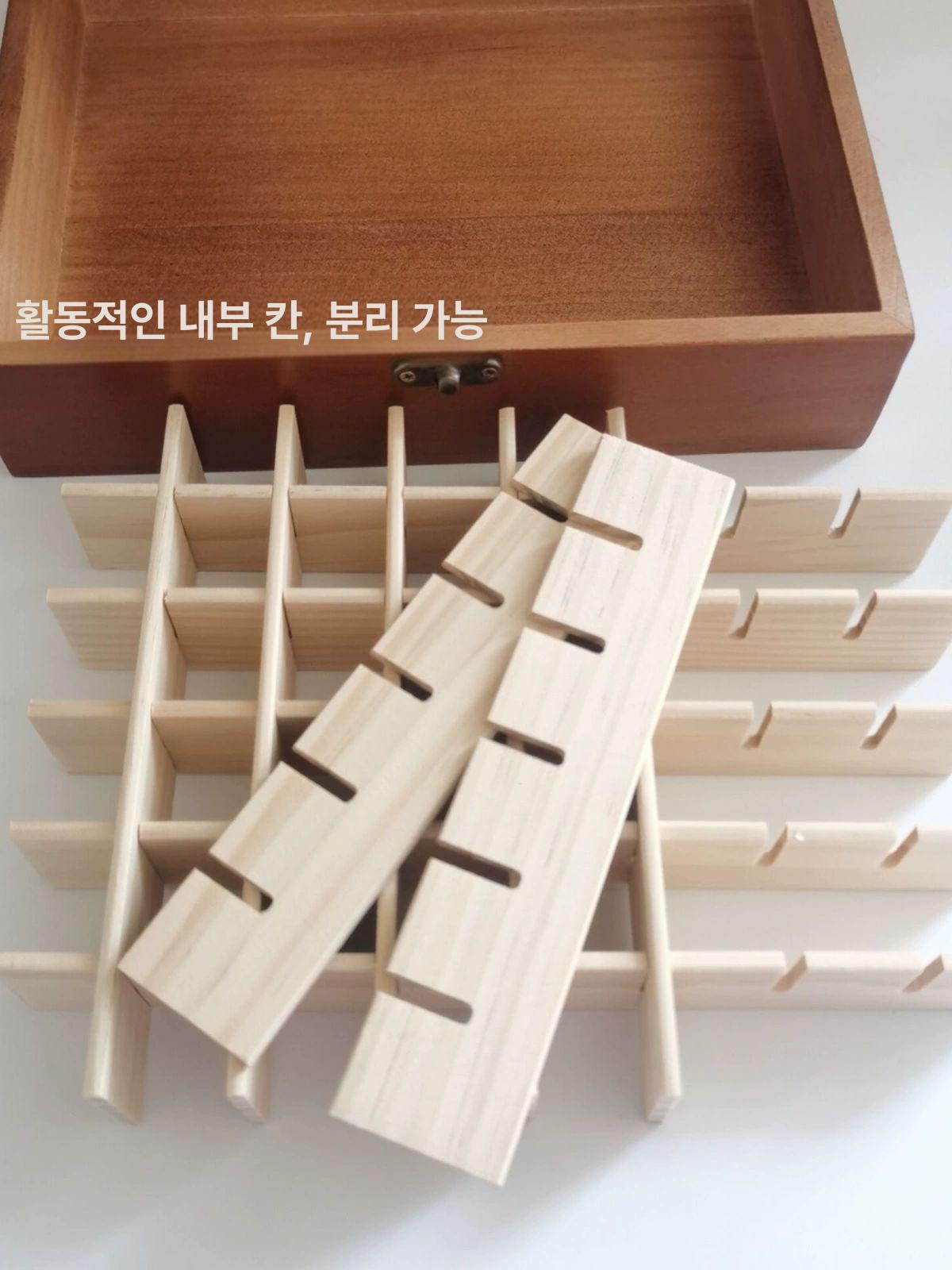 아로마오일 보관상자 공방 수납함 에센셜오일 정리함 단일 항목 - 상세 이미지 4