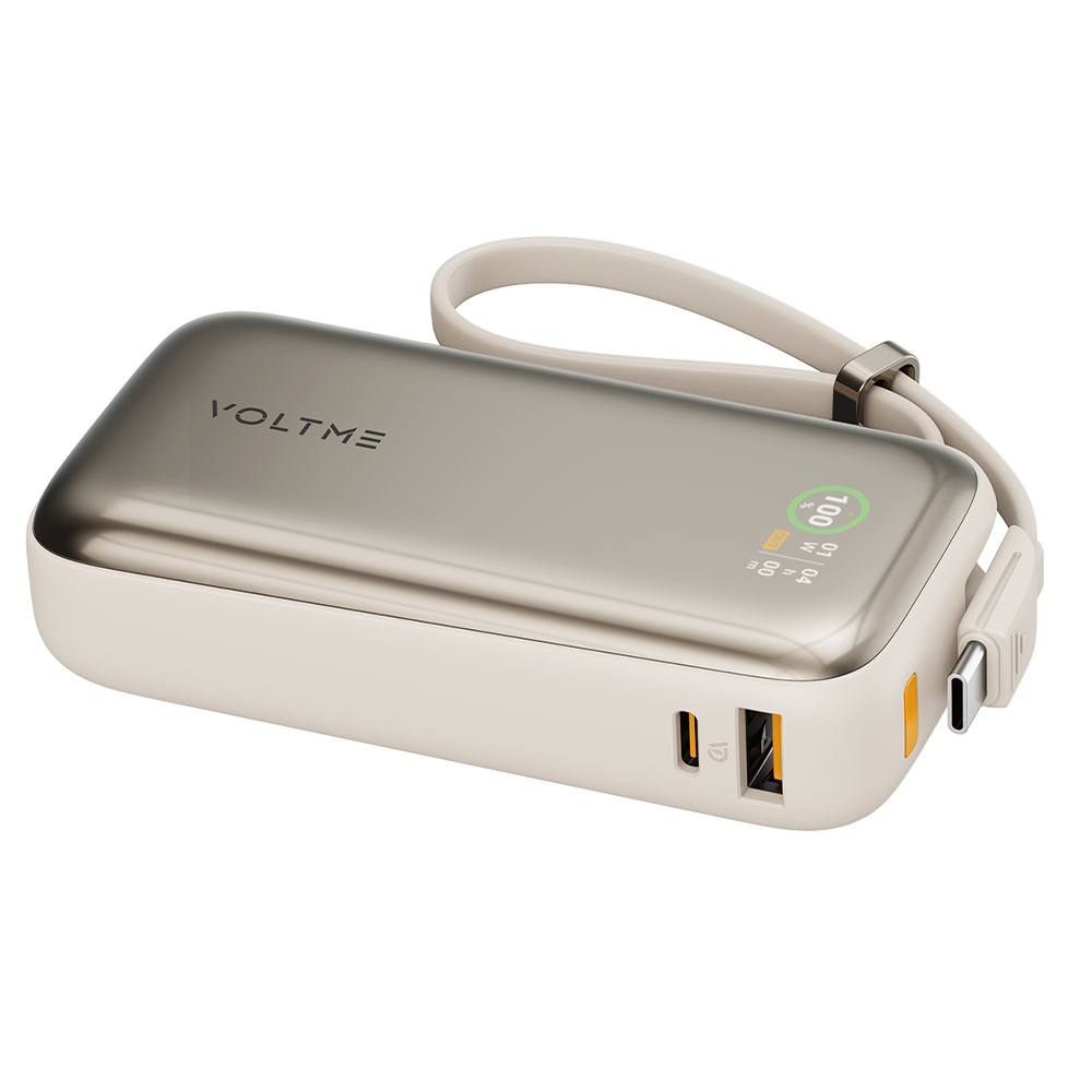 볼트미 하이퍼코어Z 보조배터리 PD PPS 35W CCC 3C 인증 인쇄 10000mAh, 샴페인 이미지 7