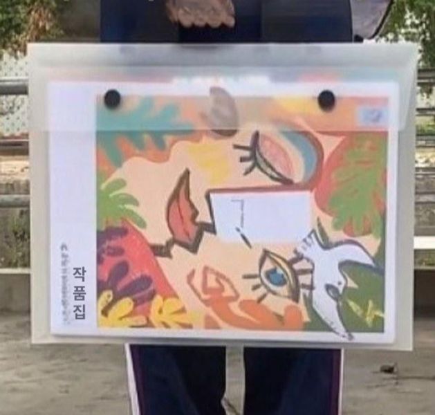바인더 파일 대형 서류 그림 케이스 클리어화일 도면 폴더 가방 - 상세 이미지 2