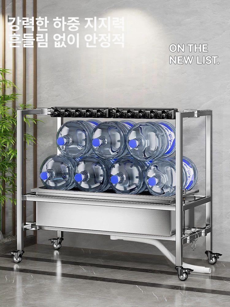 대걸레 용품 이동식 싱크 청소 걸이 보관함 걸레통 거치대 청소용품 - 상세 이미지 4