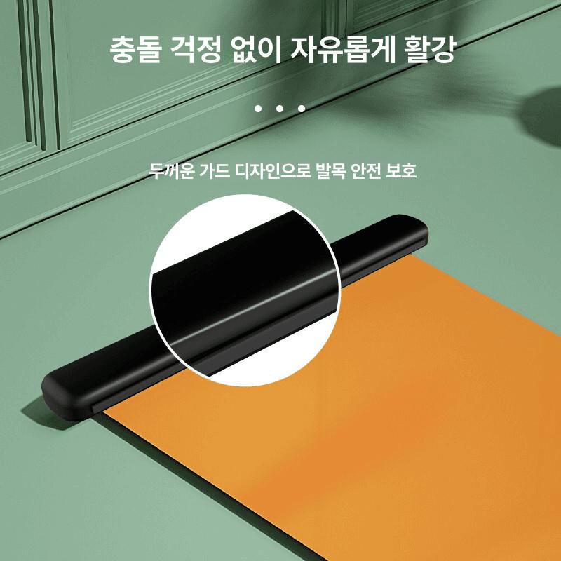 스케이트 연습 매트 전용 슬라이딩 홈짐 운동 홈트 판매 오렌지 프로페셔널 200cm + - 상세 이미지 5