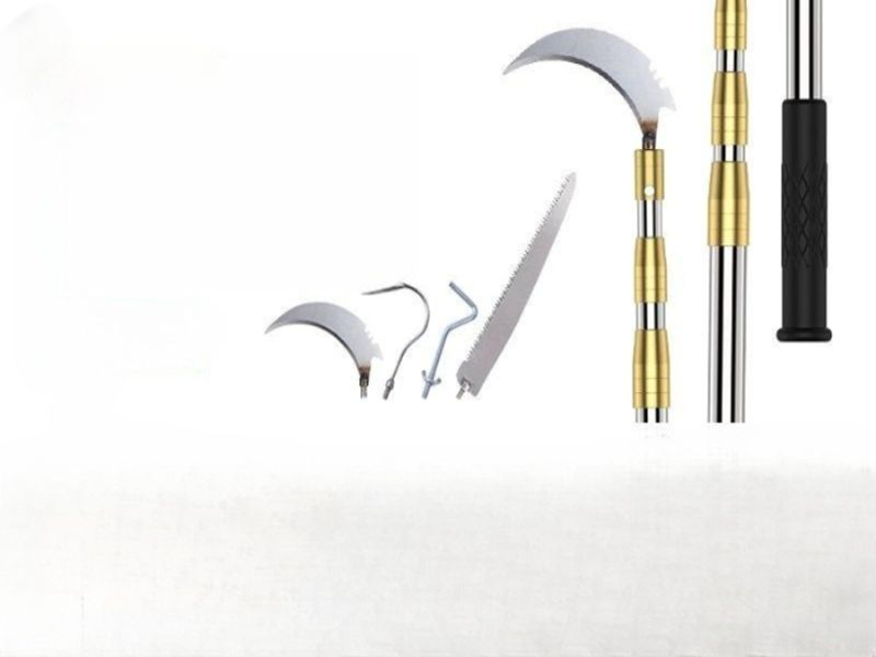 장대낫 긴낫 수초 제거 현수막 후크 길이 조절 겨우살이 가지 치기 갈고리 낚시 전정 - 상세 이미지 2