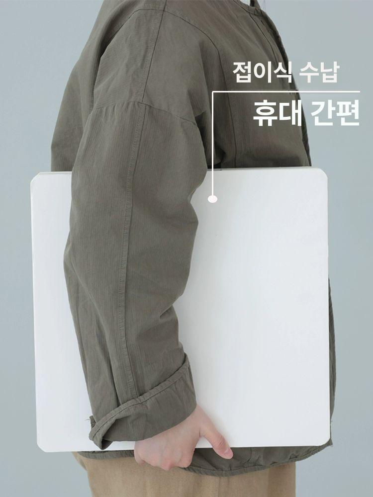 아코디언 종이 의자 접이식 인테리어 가구 높이 브라운 30cm 250cm 5인용 - 상세 이미지 4