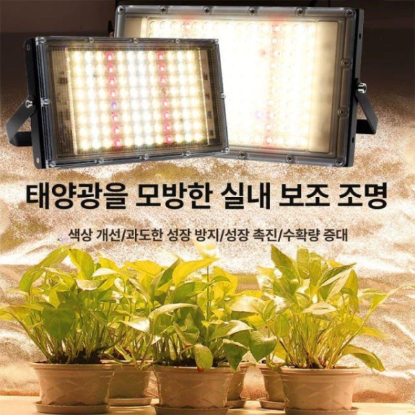 프리미엄 식물 LED 라이트 50W 성장 스탠드 포함 화분 실내 과일 화초 50W - 상세 이미지 3