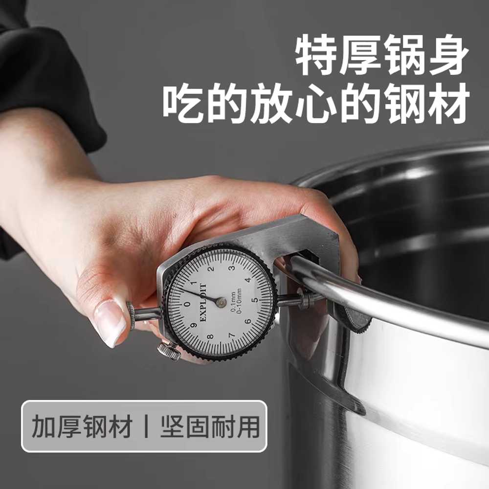 스텐 들통 대형 찜통 큰냄비 빨래 바케스 곰탕 찜솥 29cm - 상세 이미지 2