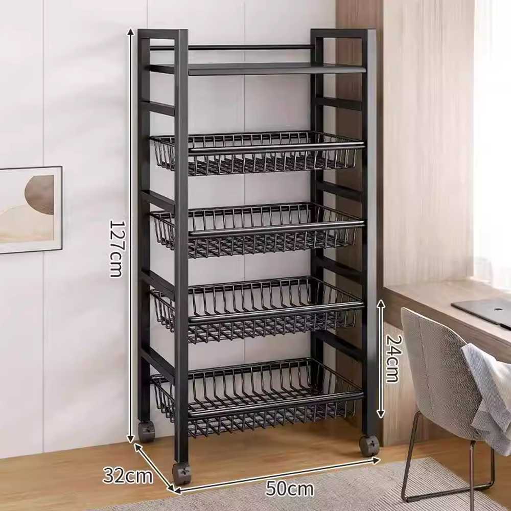 스낵선반 판매대 바구니형 팬트리 야채 미니 서랍 랙 50cm 5단 4메쉬 1판 이미지 6