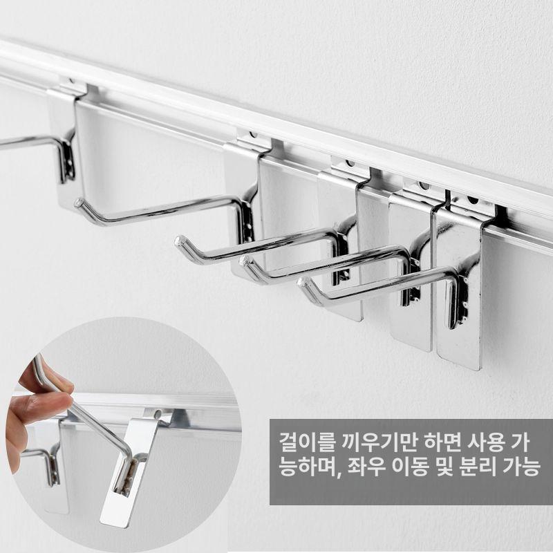 안전모 벽걸이대 헬멧 걸이 공사장 작업모 거치대 수납용 - 상세 이미지 4