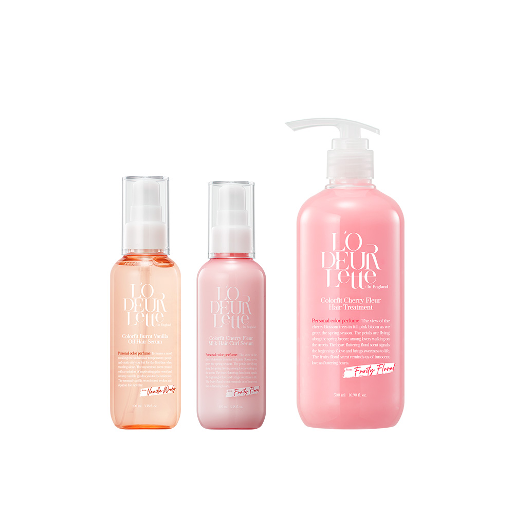 로더렛 결케어 듀오 세트 헤어 세럼 100ml 2개 + 트리트먼트 500ml 1개 - 상품 이미지