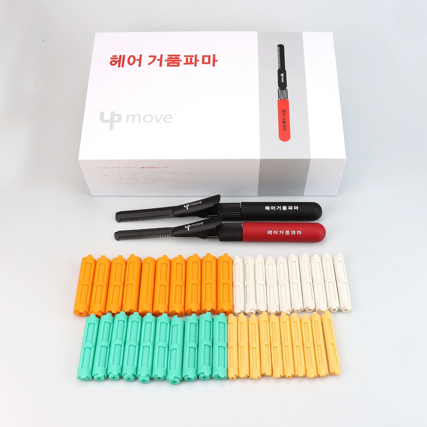 헤어 롯드 모근 볼륨 셋팅 정수리 루트펌 가정용 퍼머 폼 루트 펌 완제품세트 - 상세 이미지 2