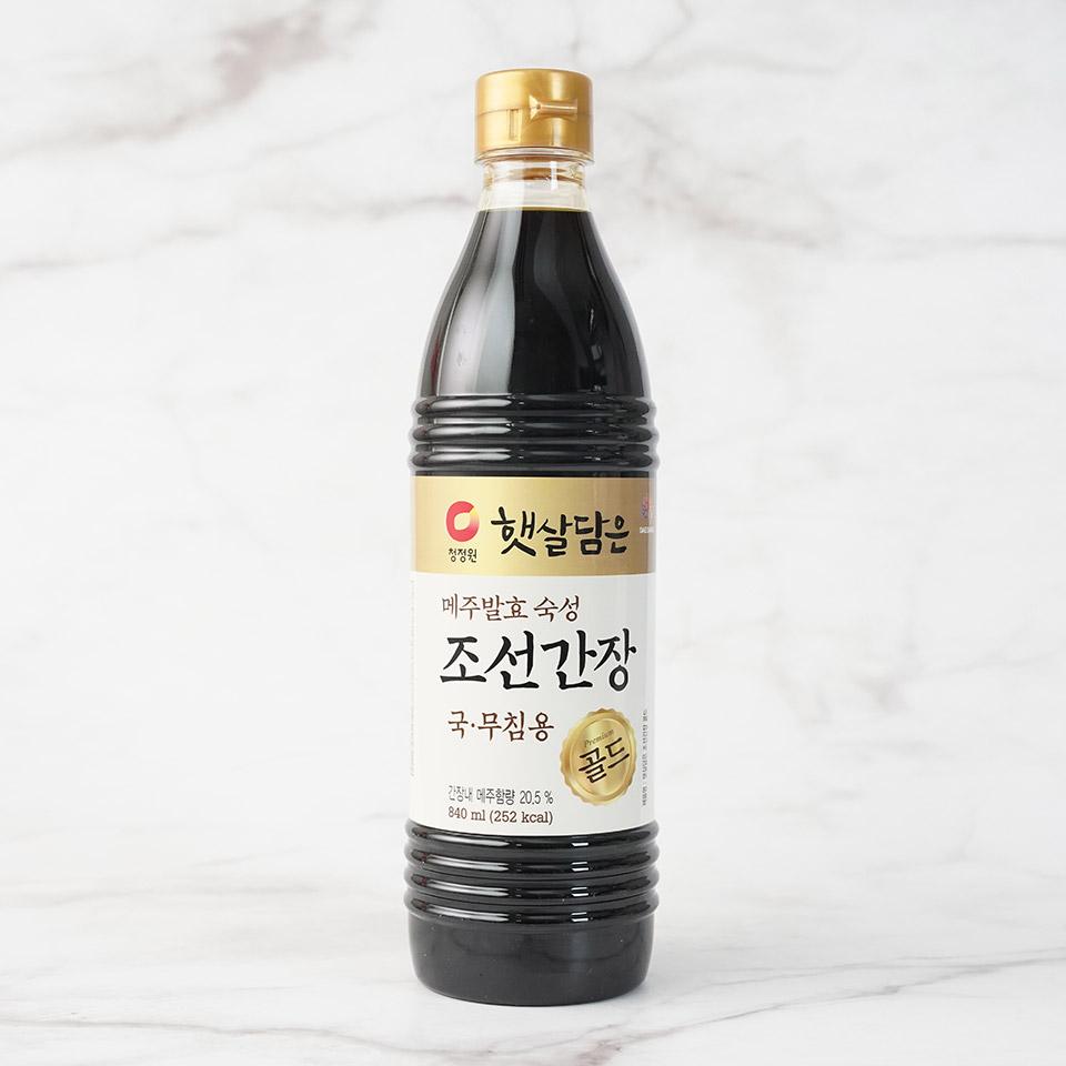 메가마트 대상 청정원 자연숙성 한식 국간장 840ml - 상품 이미지