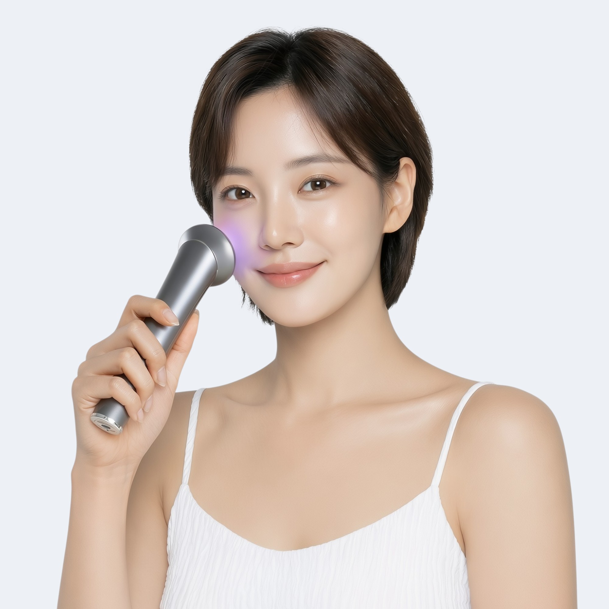 펄케어 뷰티 디바이스 얼굴마사지기 피부관리기 갈바닉 뉴보르나 제품 이미지