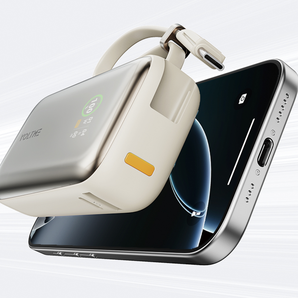 볼트미 하이퍼코어Z 보조배터리 PD PPS 35W CCC 3C 인증 인쇄 10000mAh, 샴페인 - 상세 이미지 5