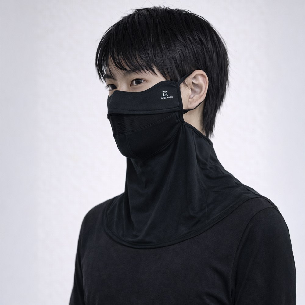 런워크 자외선차단마스크 러닝 자전거 골프마스크 안면 얼굴햇빛가리개 - 상세 이미지 5