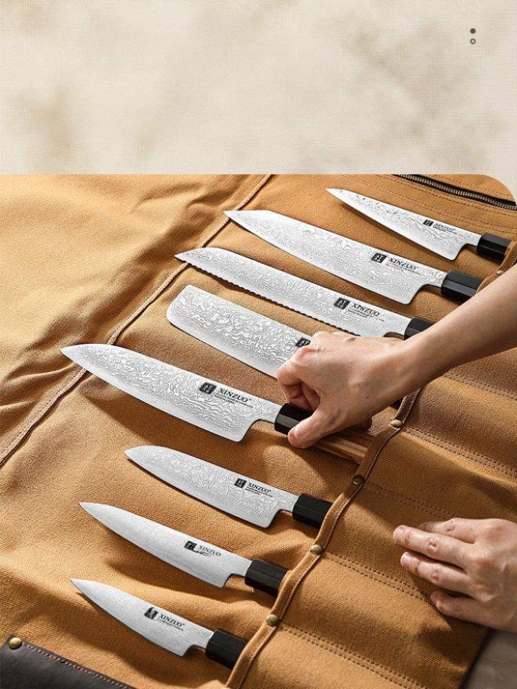 요리사 칼 가방 주머니 다기능 나이프 수납 롤 칼집 케이스 조리도구 칼보관함 - 상세 이미지 2
