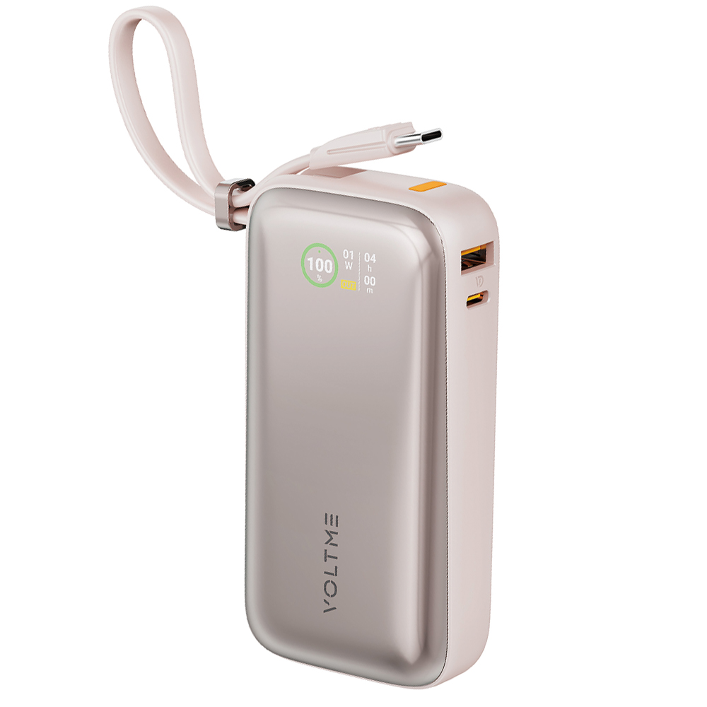볼트미 하이퍼코어Z 보조배터리 PD PPS 35W CCC 3C 인증 인쇄 10000mAh, 사쿠라 - 상품 이미지