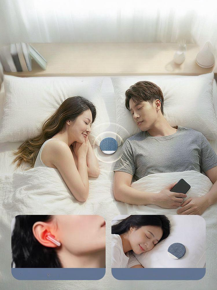 블루투스 골전도 스피커 베개 초슬림 미니 수면 노이즈 블루 초슬림화이트 - 상세 이미지 4