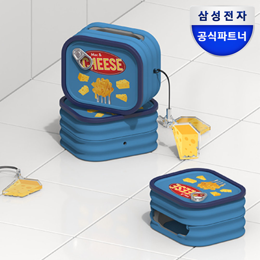 삼성 갤럭시 버즈4 버즈4프로 케이스 맥앤치즈 통조림 커버 제품 이미지