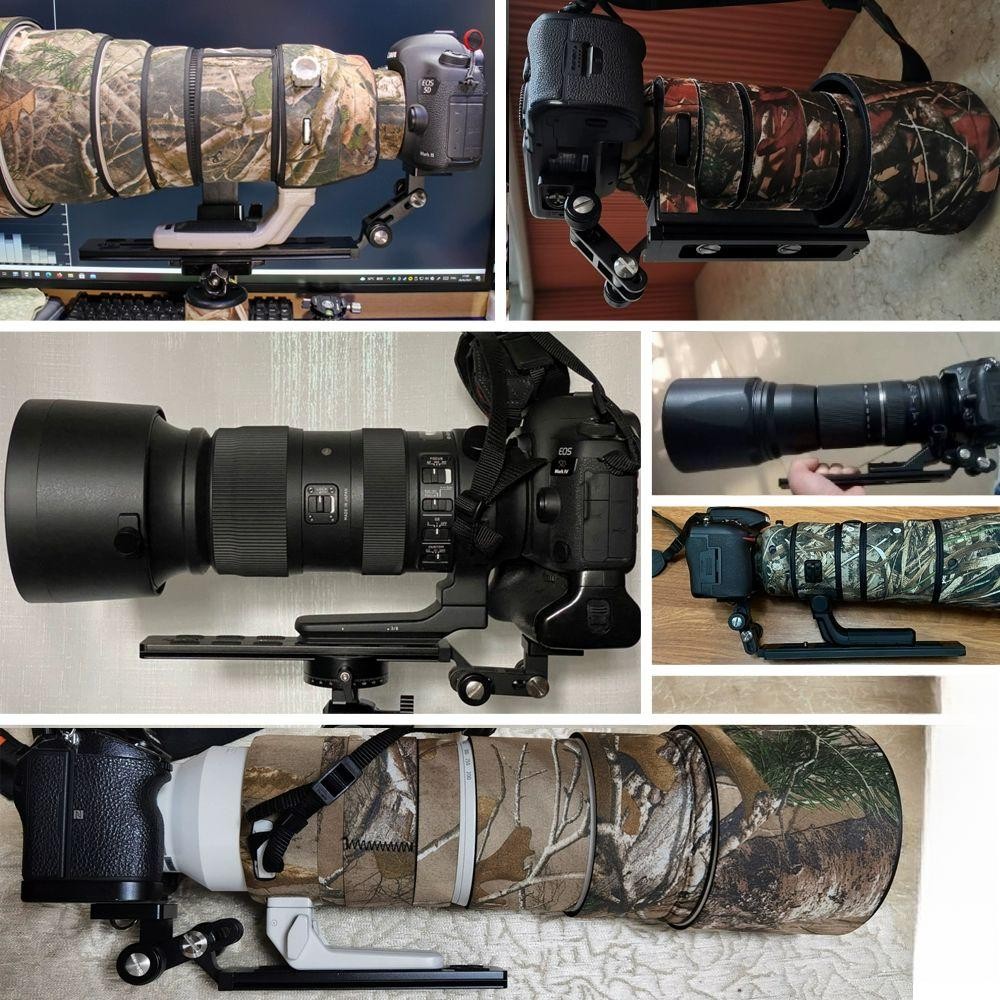 카메라홀더 삼각대 플레이트 사진 홀더 렌즈 지지대 DSLR 플레이트 고정 - 상세 이미지 4