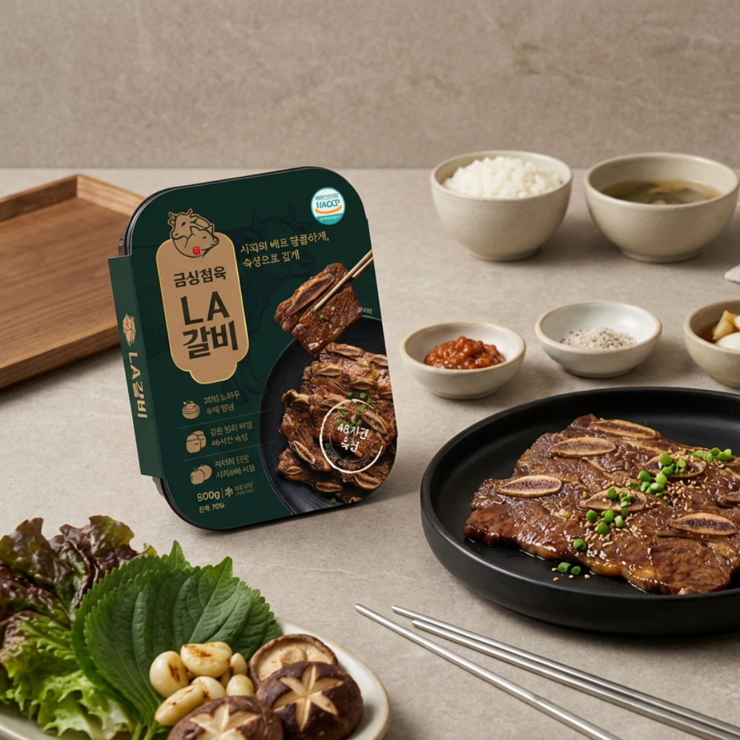 양념LA갈비 48시간 과일숙성 손질 지방제거 구이용 금상첨육 500g, 1개 - 상세 이미지 2