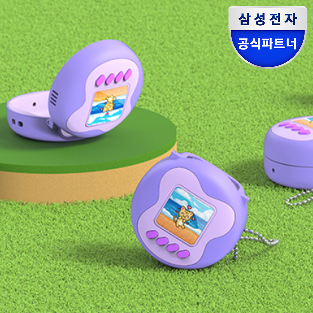 삼성 갤럭시 버즈4 버즈4프로 케이스 레트로 포켓 토닥냥 커버 제품 이미지