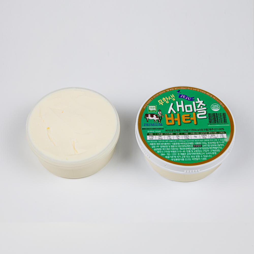 제주 새미촐 무항생 버터 무염 150g 요거트 500ml 무항생제우유 샘물목장 - 상세 이미지 5