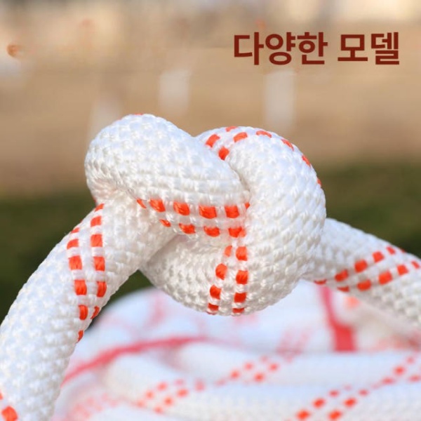최강 로프 나일론 등산밧줄 안전줄 직경 8mm 강선코어없음 50M 등산용 트럭 직경 6mm 강선코어없음 - 상세 이미지 5